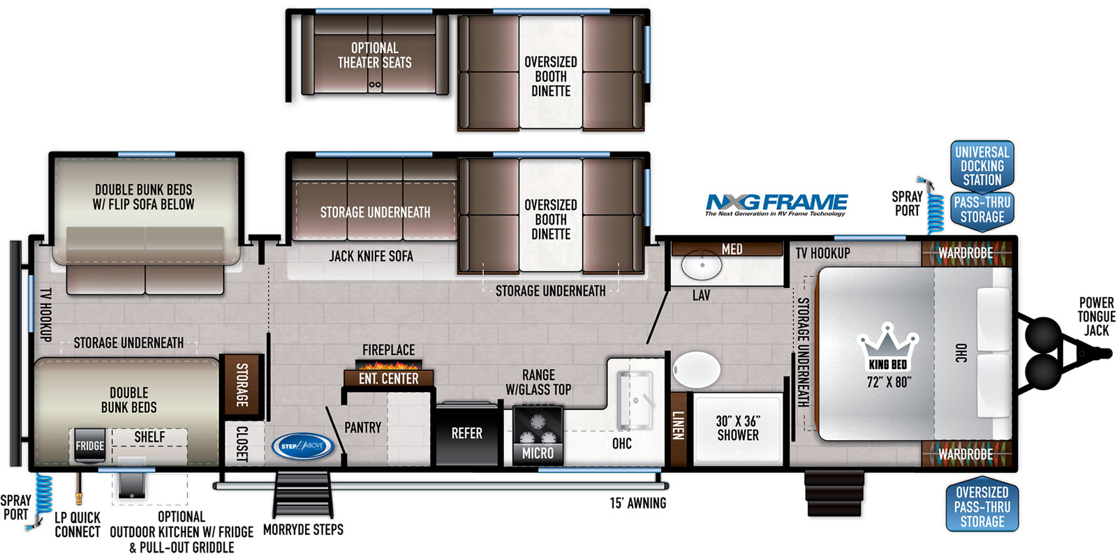 2023 EAST TO WEST RV DELLA TERRA 312BH